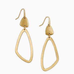 Kendra Scott Kira Drop Earrings in Vintage Gold